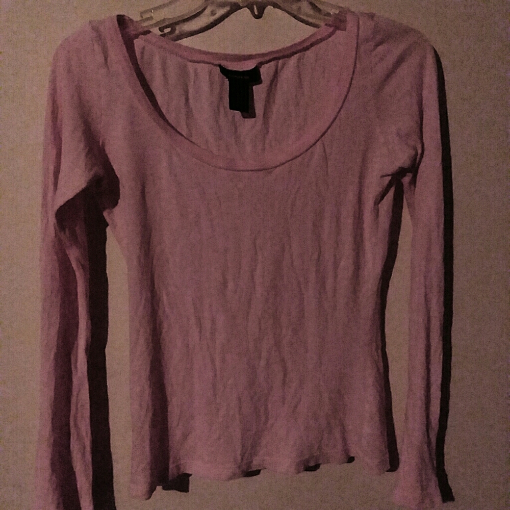 Pale pink Express crop top